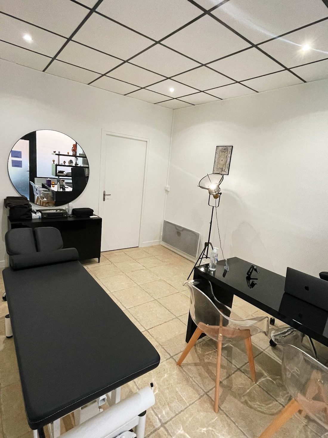 Le cabinet d'ostéopathie de Jawad Belrali au Centre de santé Niel, Paris 17